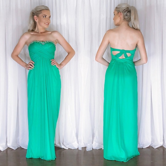 Deb Dresses & Skirts - Green Homecoming Pageant Prom Bridesmaid Dress